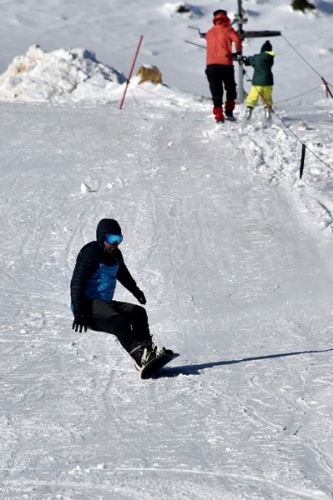 Zigana kayak merkezinde tatil bereketi. 23 Ocak 2021 9