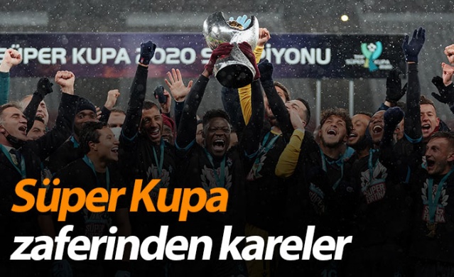 Trabzonspor Süper Kupa zaferinden kareler.27 Ocak 2021 1