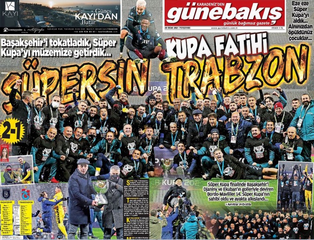 Trabzon gazetelerinde Trabzonspor'a övgü hakeme tepki 5
