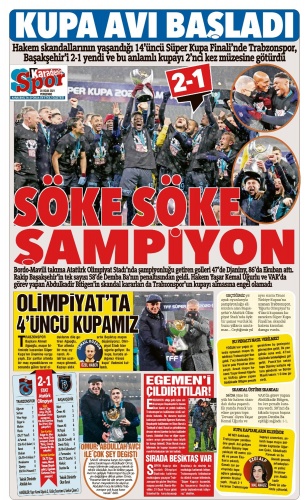 Trabzon gazetelerinde Trabzonspor'a övgü hakeme tepki 6