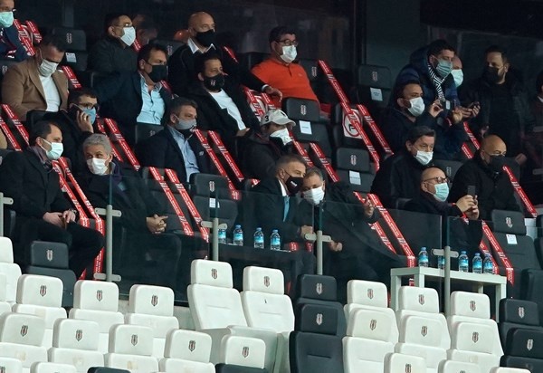 Beşiktaş-Trabzonspor maçından kareler. 30 Ocak 2021 45