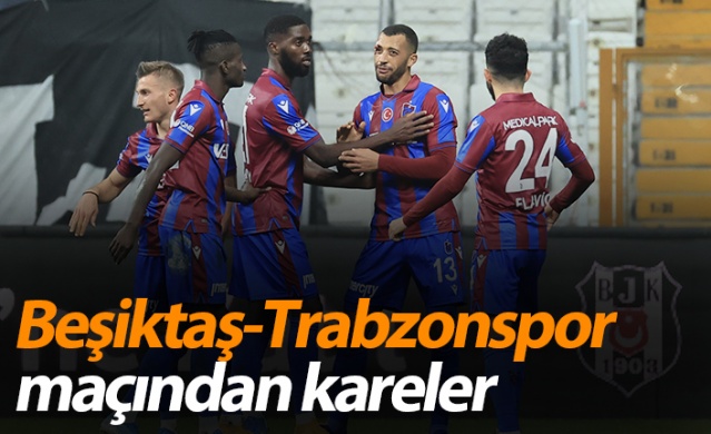 Beşiktaş-Trabzonspor maçından kareler. 30 Ocak 2021 1