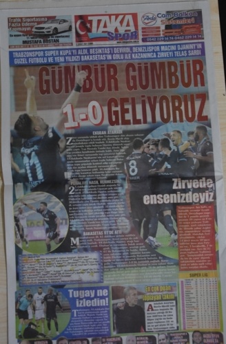 Trabzon yerel basınında galibiyet manşetleri 11