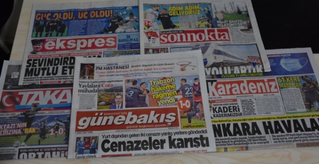 Trabzon yerel basınında galibiyet manşetleri 5