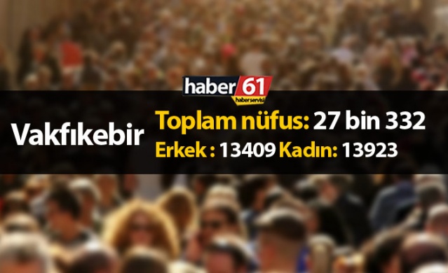 Trabzon’da ilçelerin nüfusu – 2020 8