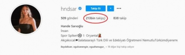 Hande Sarıoğlu'ndan yeni hamle, takipçi sayısı da patladı 10