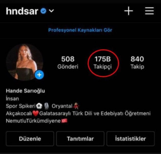 Hande Sarıoğlu'ndan yeni hamle, takipçi sayısı da patladı 9