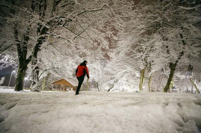 Trabzon'da kar yağışı etkili oluyor. 16 Şubat 2021 5
