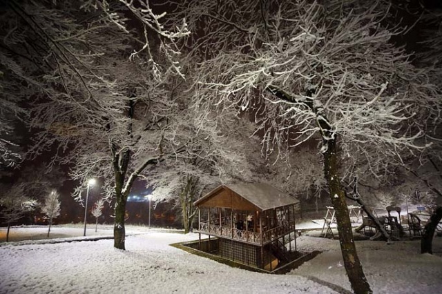 Trabzon'da kar yağışı etkili oluyor. 16 Şubat 2021 10