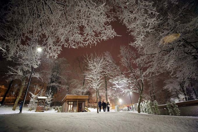 Trabzon'da kar yağışı etkili oluyor. 16 Şubat 2021 11