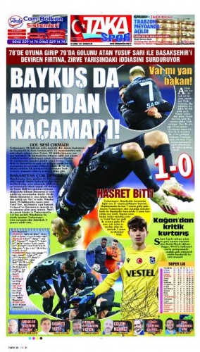 Trabzon basınında galibiyet manşetleri. 20 Şubat 2021 5
