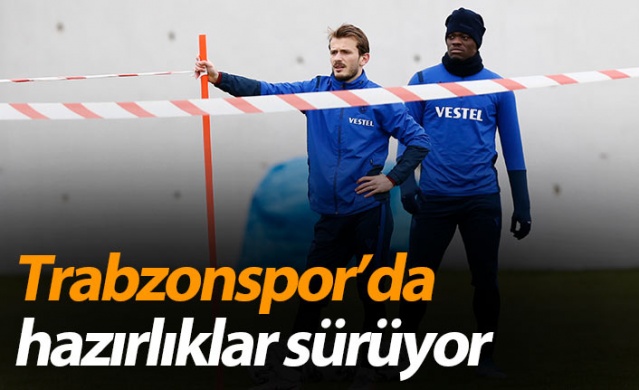 Trabzonspor'da Fenerbahçe karşılaşması hazırlıkları sürüyor. 26 Şubat 2021 1