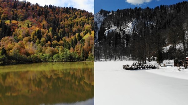 Karagöl’ün dört mevsim fotoğrafları büyülüyor 3