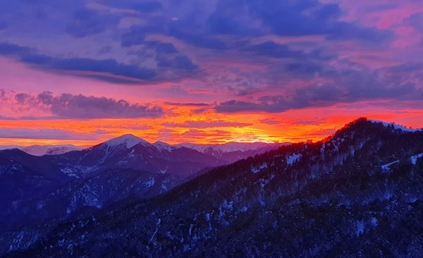 Zigana Dağında muhteşem günbatımı manzaraları 2