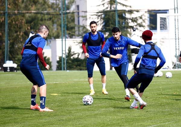 Trabzonspor  MKE Ankaragücü ile sahasında yapacağı maçın hazırlıklarını sürdürdü. 18 Mart 2021 20
