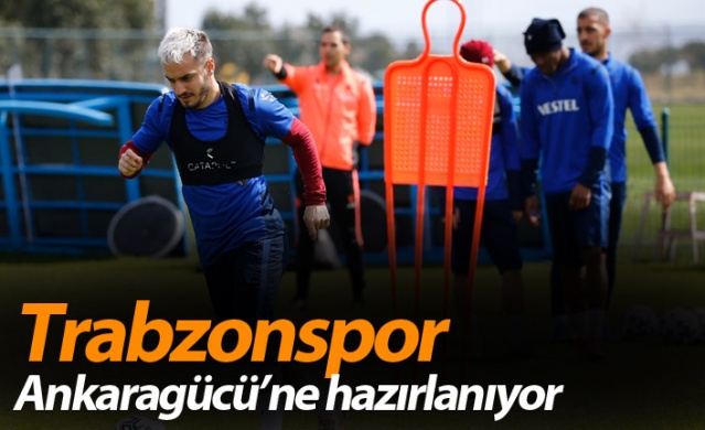Trabzonspor  MKE Ankaragücü ile sahasında yapacağı maçın hazırlıklarını sürdürdü. 18 Mart 2021 1