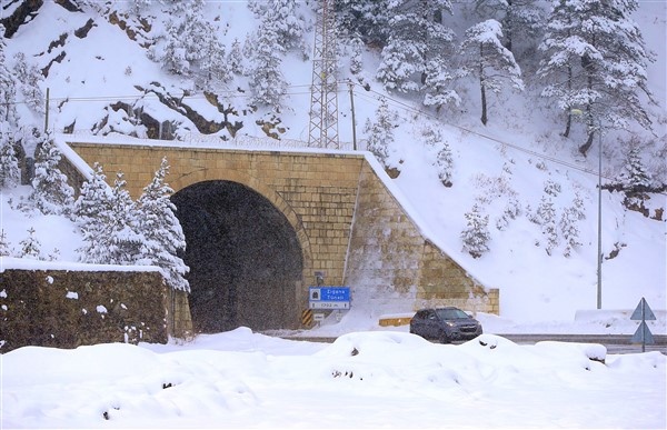 Trabzon'daki kar manzaraları büyüledi 12