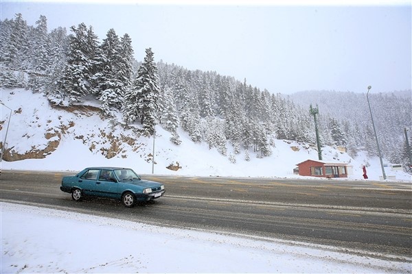 Trabzon'daki kar manzaraları büyüledi 10