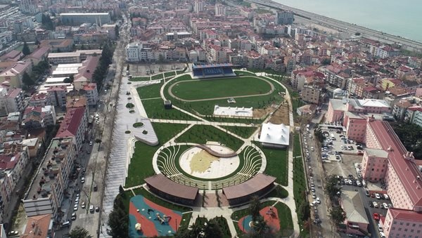 Trabzon'da Millet Bahçesinde 1. etap tamamlandı 12