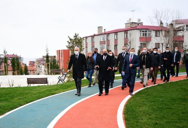 Trabzon'da Millet Bahçesinde 1. etap tamamlandı 7