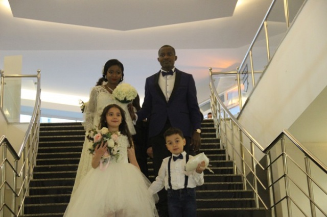 Nijeryalı gençler Rize'de tanışıp Rize'de evlendi 9