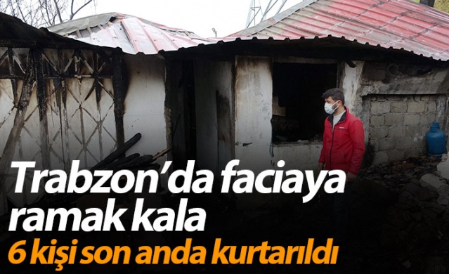 Trabzon'da faciaya ramak kala! 6 kişi son anda kurtarıldı 1