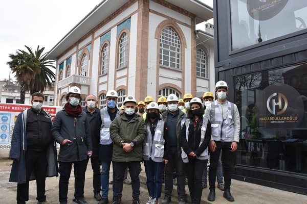 Trabzon'daki tarihi vilayet binası restore ediliyor 11