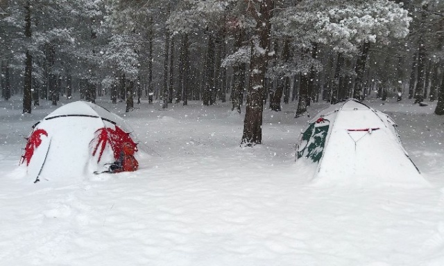Ordulu dağcılar baharda kış kampı yaptı 3