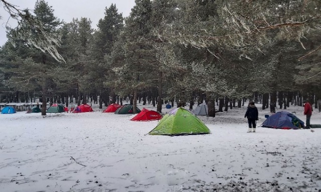 Ordulu dağcılar baharda kış kampı yaptı 7