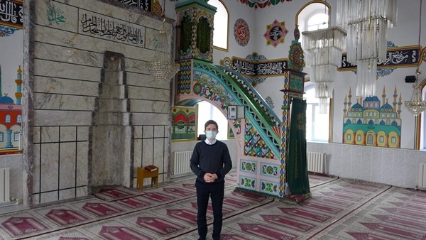 Trabzon'da bu cami ahşap süslemeleri ile dikkat çekiyor 3