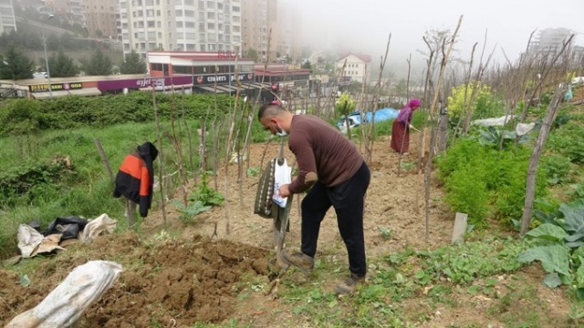Trabzon'da lüks siteler arasında köy hayatından kopmadılar 3