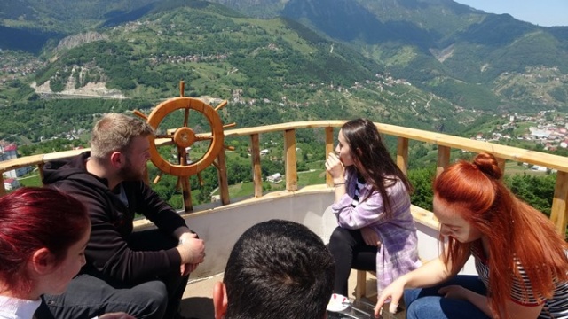 Trabzon'da dağdaki tekne ilgi odağı oldu 9