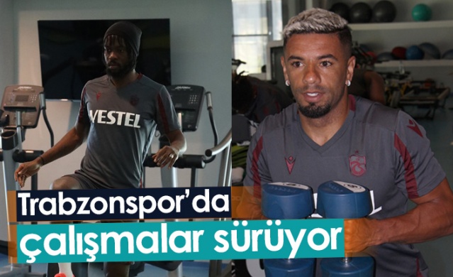 Trabzonspor İstanbul'da çalışmalarını sürdürüyor. 5Temmuz 2021 1