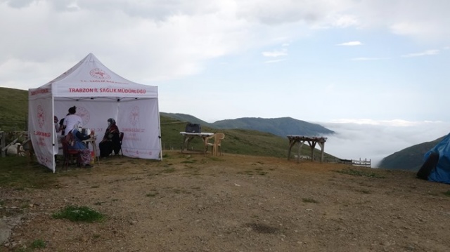 Karadeniz'de vakalar artınca aşı çadırları yaylaya taşındı. 7