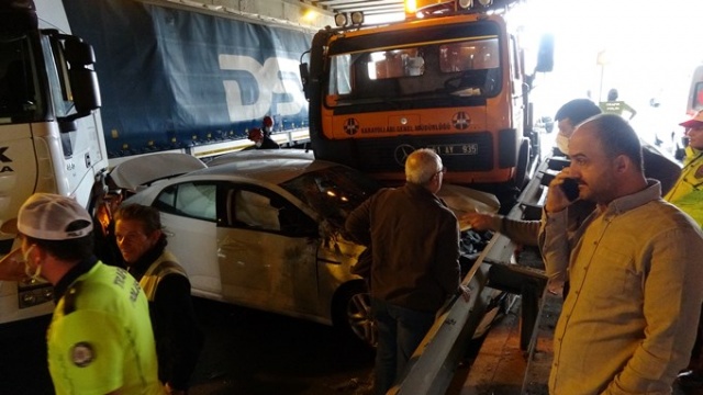 Trabzon'da zincirleme kaza!  7 araç birbirine girdi 6