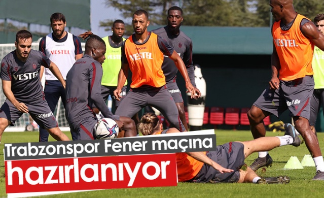 Trabzonspor'da 9. hafta oynanacak Fenerbahçe maçı hazırlıkları sürüyor 1