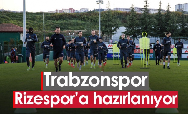 Trabzonspor Rizespor maçına hazırlanıyor 1