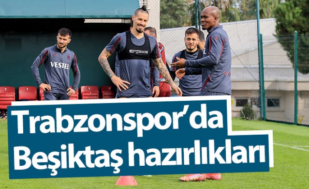 Trabzonspor, Beşiktaş maçı hazırlıklarını sürdürdü. 3 Kasım 2021 1
