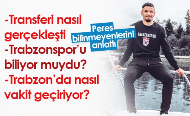 Bruno Peres Trabzonspor'a transfer sürecini anlattı 1
