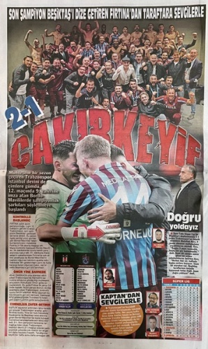 Trabzon basınından galibiyet manşetleri! "Şampiyonluğa koşuyoruz" 6