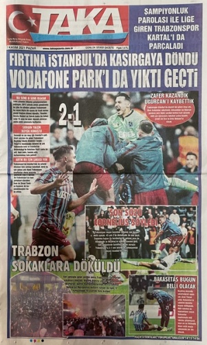 Trabzon basınından galibiyet manşetleri! "Şampiyonluğa koşuyoruz" 5