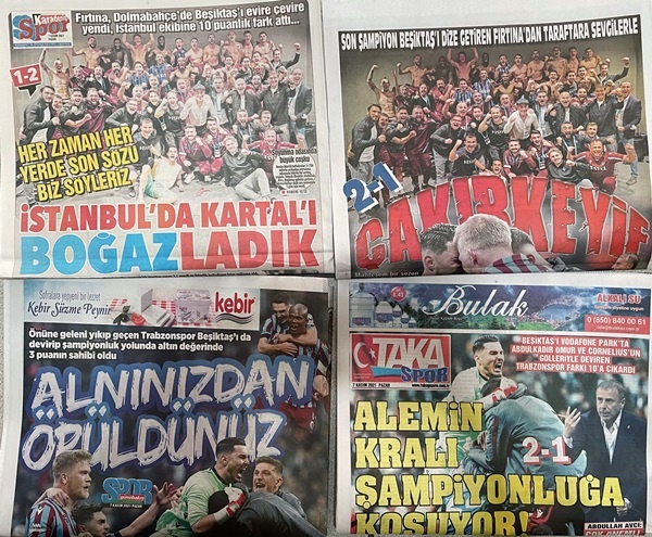 Trabzon basınından galibiyet manşetleri! "Şampiyonluğa koşuyoruz" 7