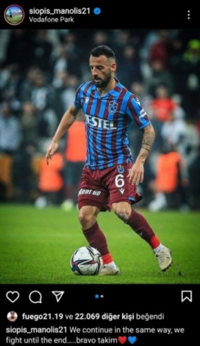 Trabzonsporlu futbolculara beğeni atan Beşiktaşlı futbolcu tepkilerin odağında! 5
