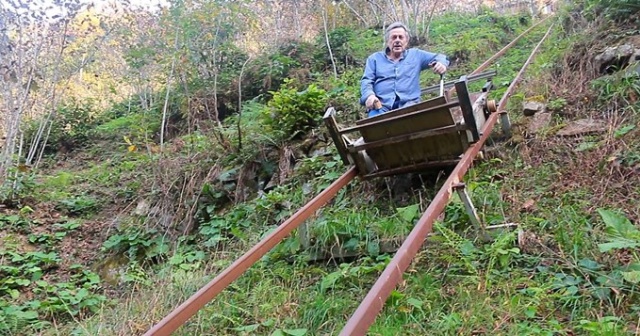 Trabzon'da zorlu araziye raylı sistemli çözüm 4