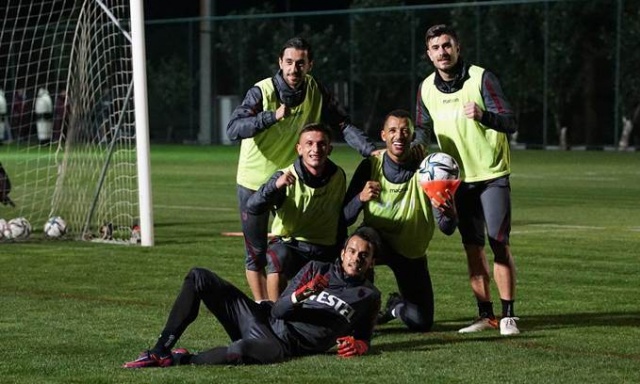 Trabzonspor Gaziantep FK maçına hazırlanıyor. 9