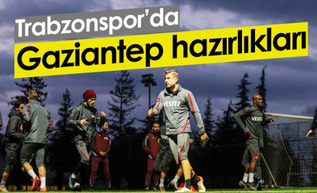 Trabzonspor Gaziantep FK maçına hazırlanıyor. 1