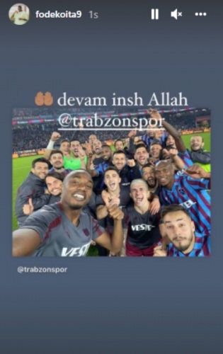 Trabzonsporlu futbolcuların galibiyet paylaşımları 9
