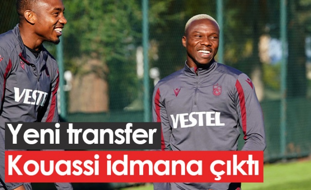 Trabzonspor'da Kouassi idmana çıktı 1