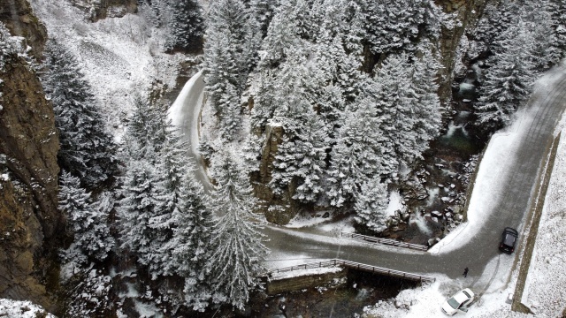 Trabzon'da kar güzelliği 8