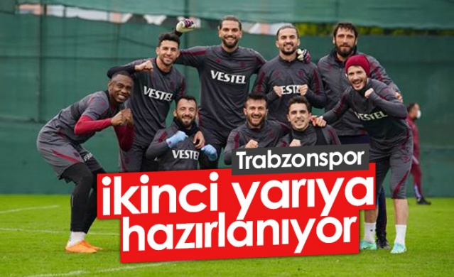 Trabzonspor ikinci yarıya hazırlanıyor - Foto Galeri 1